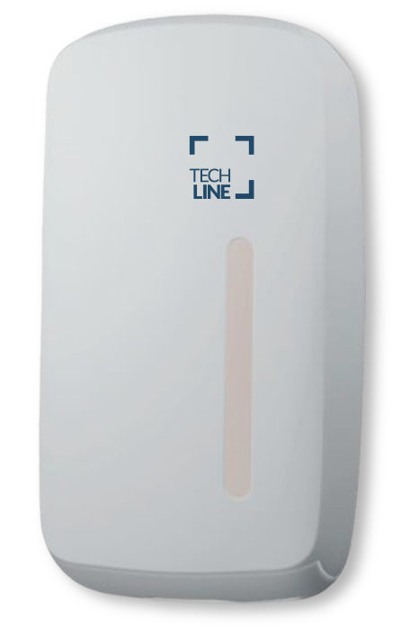 DISTRIBUTEUR DE PAPIER TOILETTE PLIÉ TECHLINE BLANC