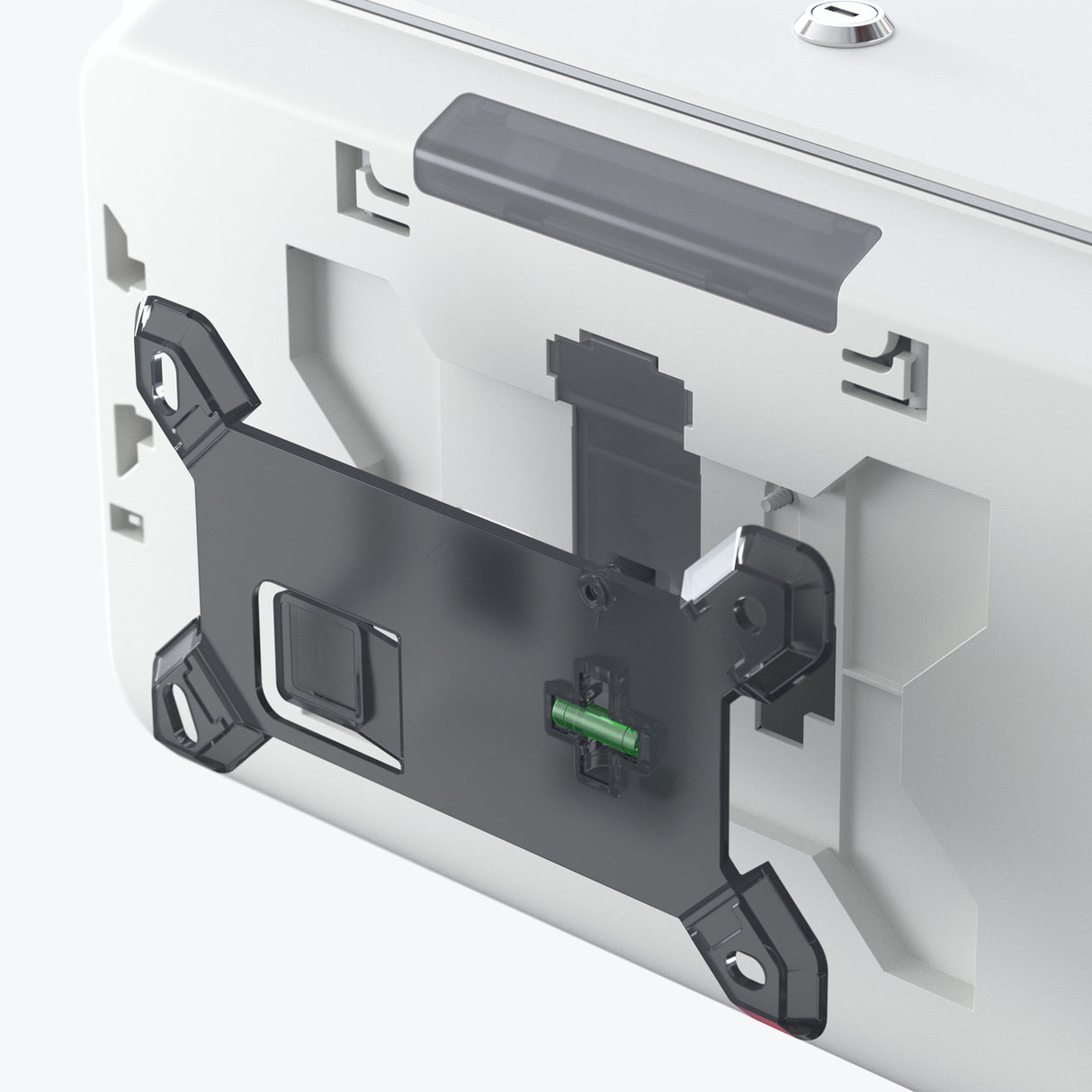 DISTRIBUTEUR DE PAPIER TOILETTE PETIT ROULEAU DOUBLE ICON™ BLANC MOSAÏQUE