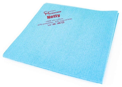 LAVETTE NON TISSEE NETTY 40X40CM BLEU ECOLABEL X5