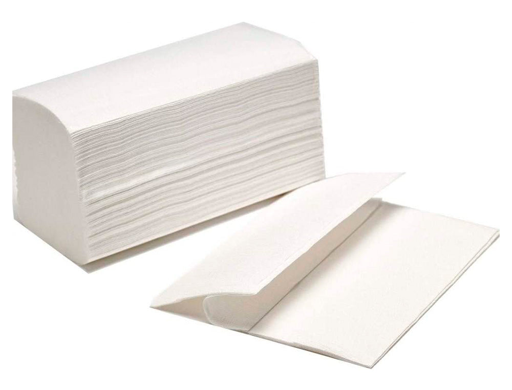 ESSUIE-MAINS PLIÉS EN V TECHLINE BLANC 24X21CM 200 FORMATS 2 PLIS ECOLABEL X20