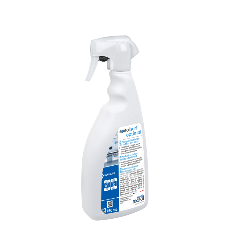 DETERGENT DESINFECTANT SANS ALCOOL EXEOL SURF OPTIMAL 750ML