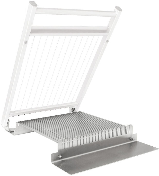 GUITARE INOX 350X350 SOCLE INOX AVEC PLAQUE DE RETOURNEMENT