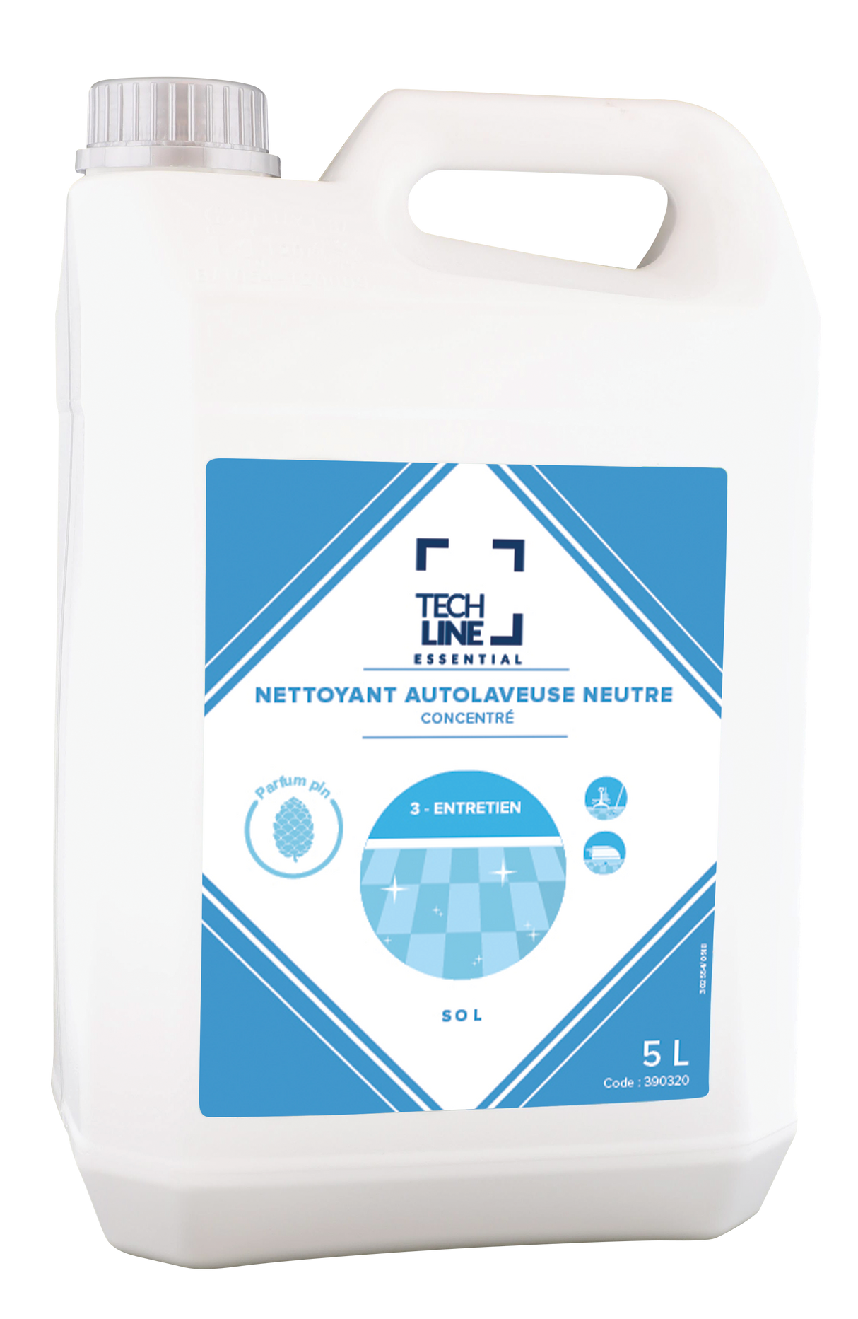 DETERGENT AUTOLAVEUSE NEUTRE SOLS PIN TECHLINE 5L