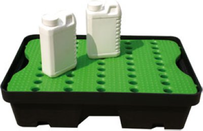 BAC DE RETENTION 35L AVEC CAILLEBOTIS