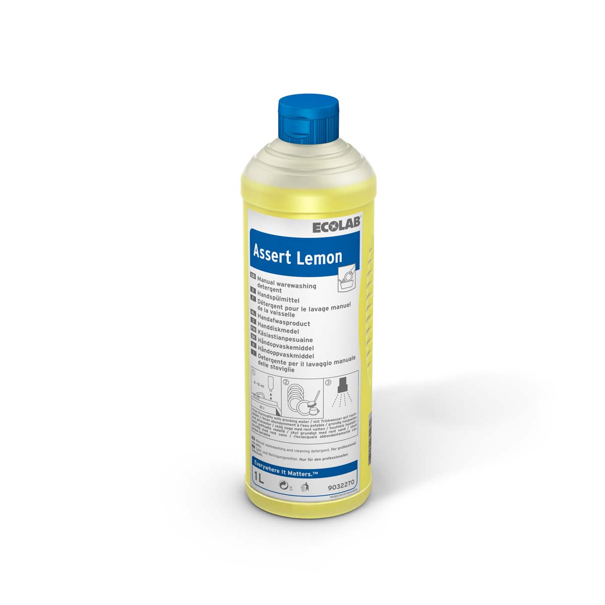 LIQUIDE VAISSELLE PLONGE ET SURFACES ASSERT LEMON ECOLAB 1L
