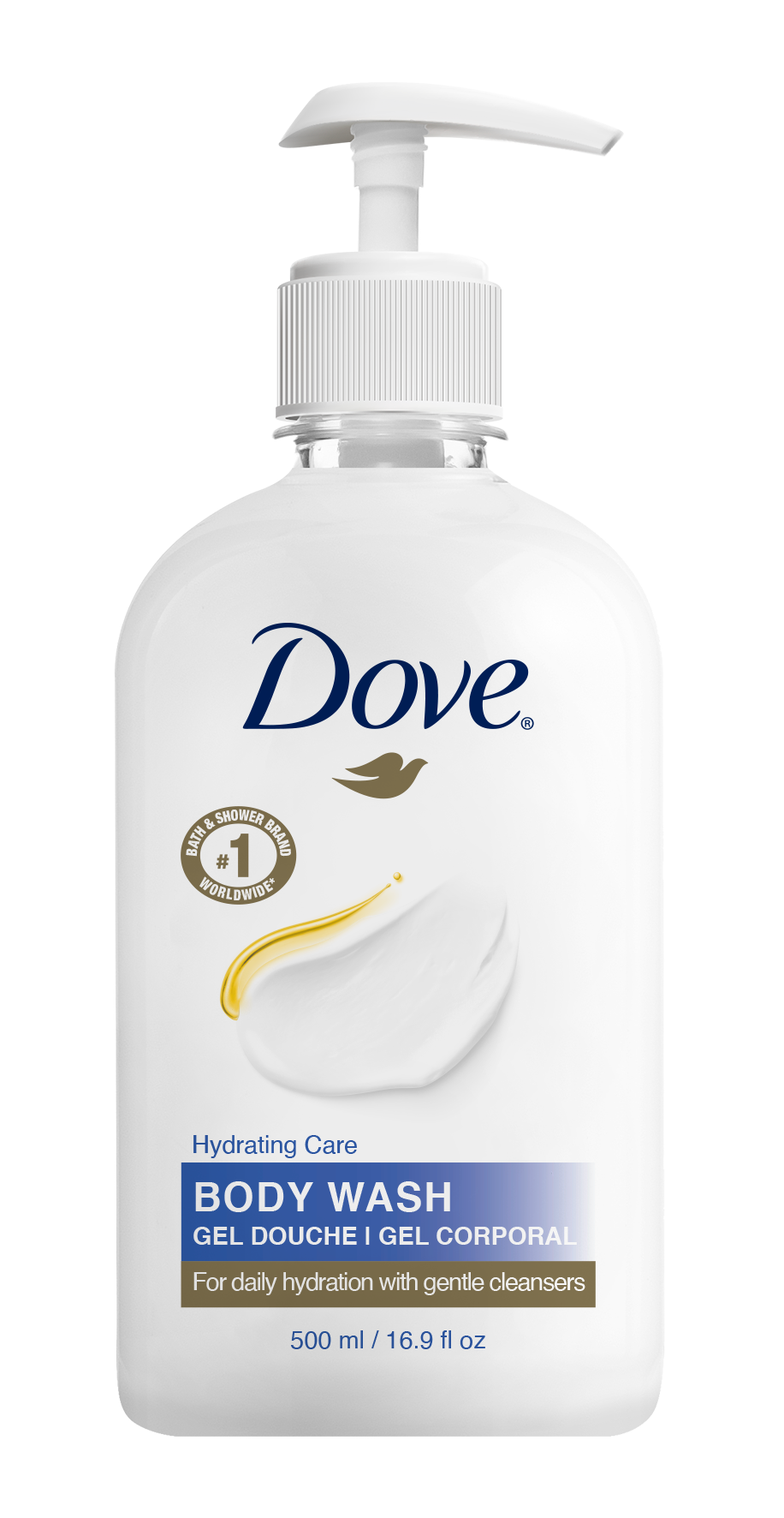 GEL DOUCHE CLASSIQUE DOVE 500ML FLACON X24