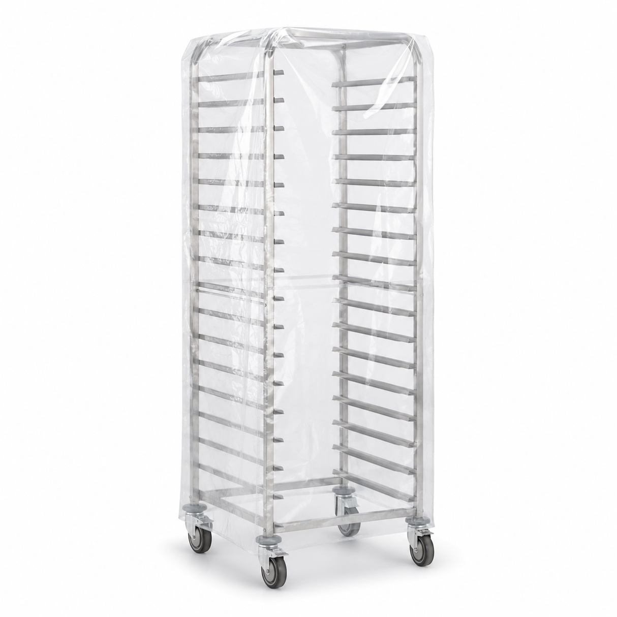 HOUSSE ÉCHELLE PATISSIERE POLYÉTHYLÈNE MOYENNE DENSITÉ 14µ 650+2X250X1850MM TRANSPARENT X100