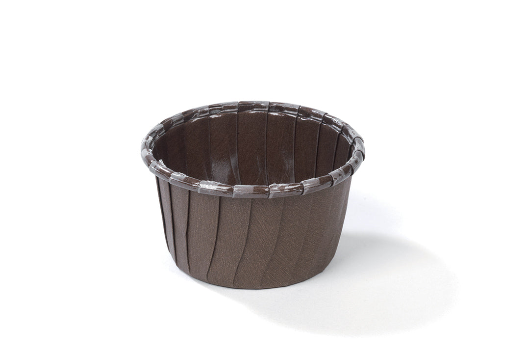 CAISSETTES DE CUISSON PAPIER BRUN N°11, Ø 54 X H40 MM 10 CL X250
