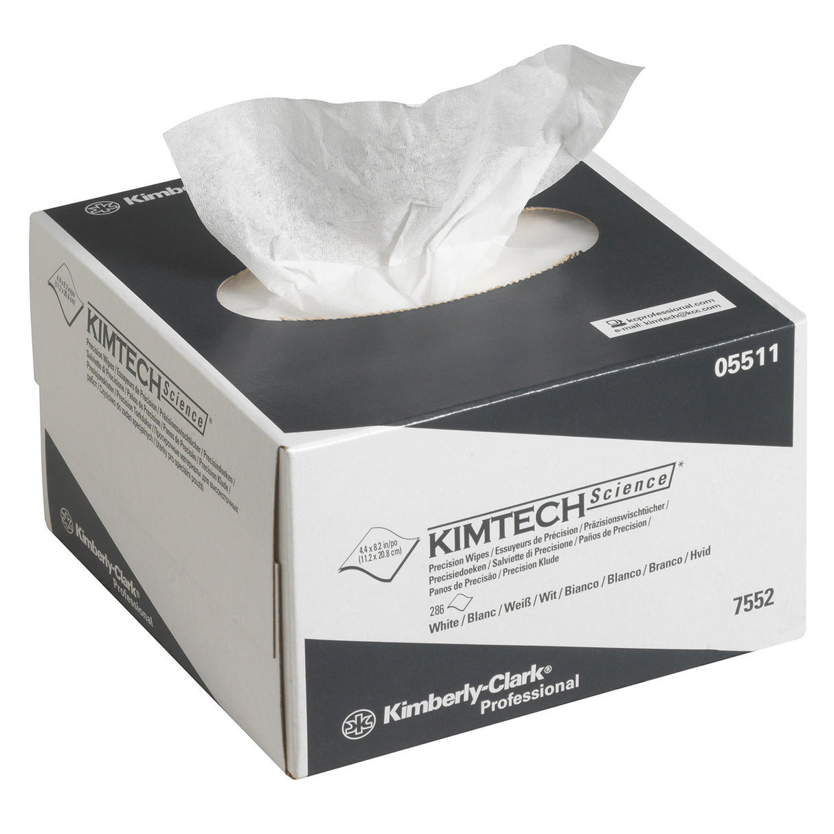 ESSUYEUR DE PRECISION KIMTECH SCIENCE NON TISSEE USAGE UNIQUE BLANC 286 FORMATS X30