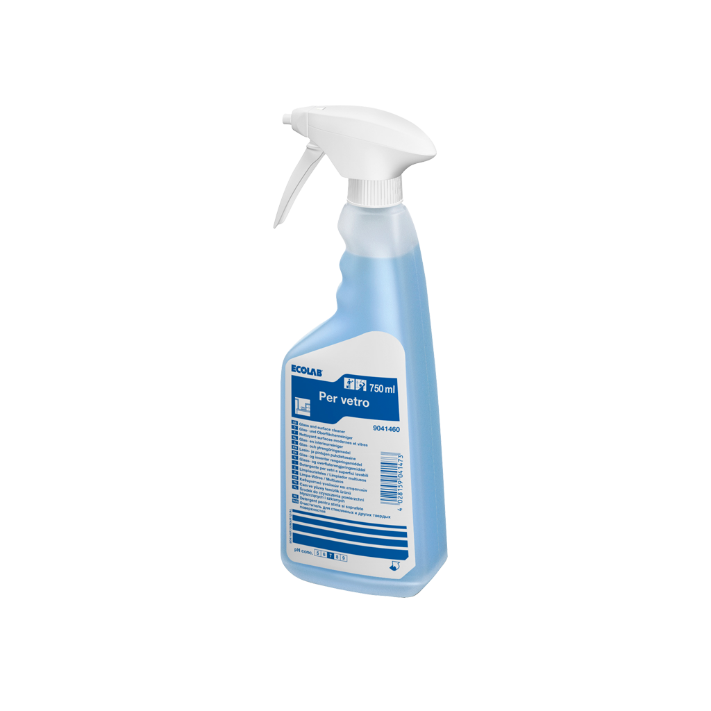 NETTOYANT VITRES ET SURFACES MODERNES PER VETRO ECOLAB 750ML