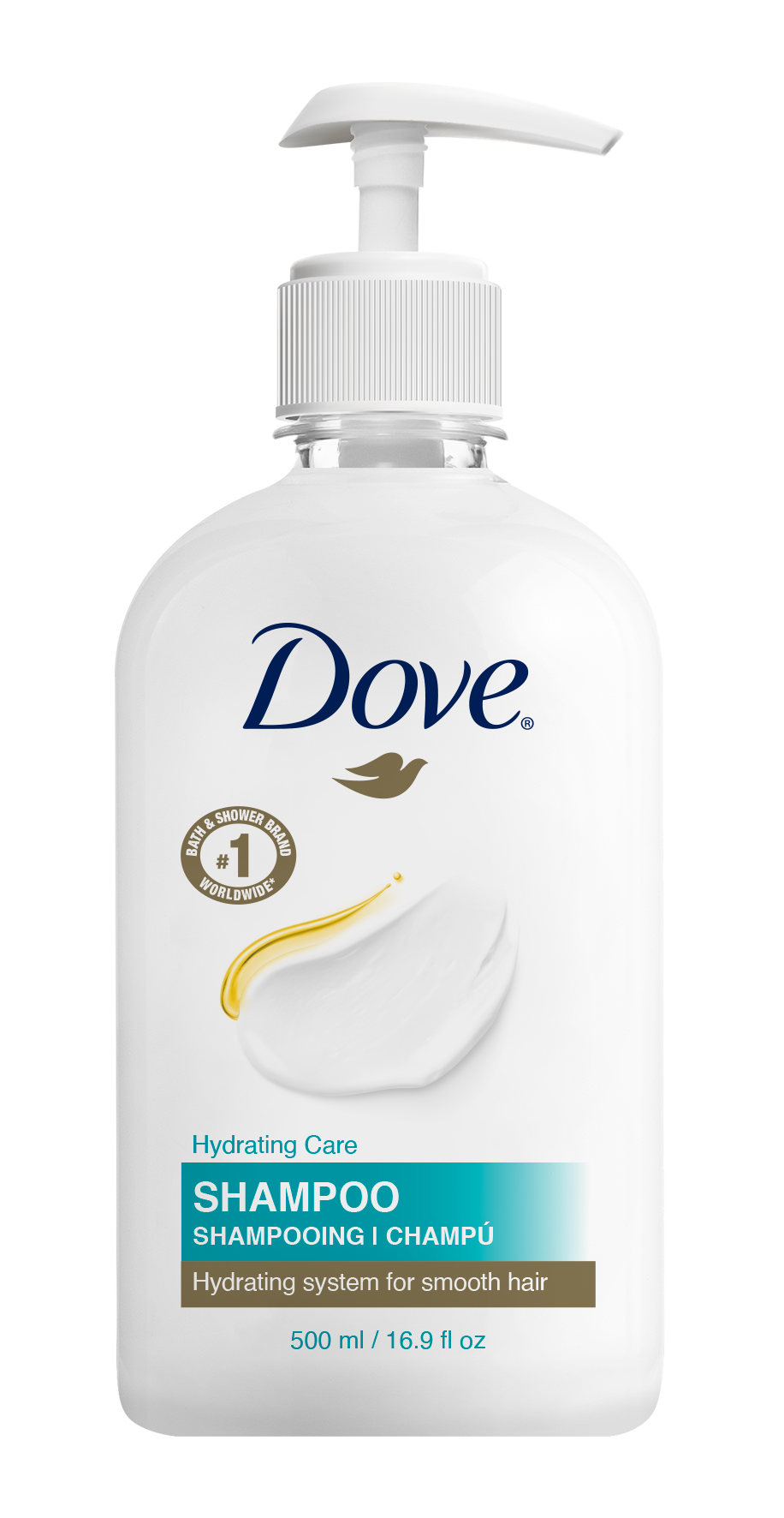 SHAMPOING CLASSIQUE DOVE 500ML FLACON X24