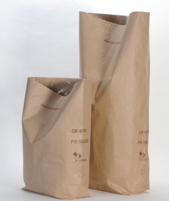 SAC PAPIER 80L GPI 2 FEUILLES + 1 GAINE PE X25