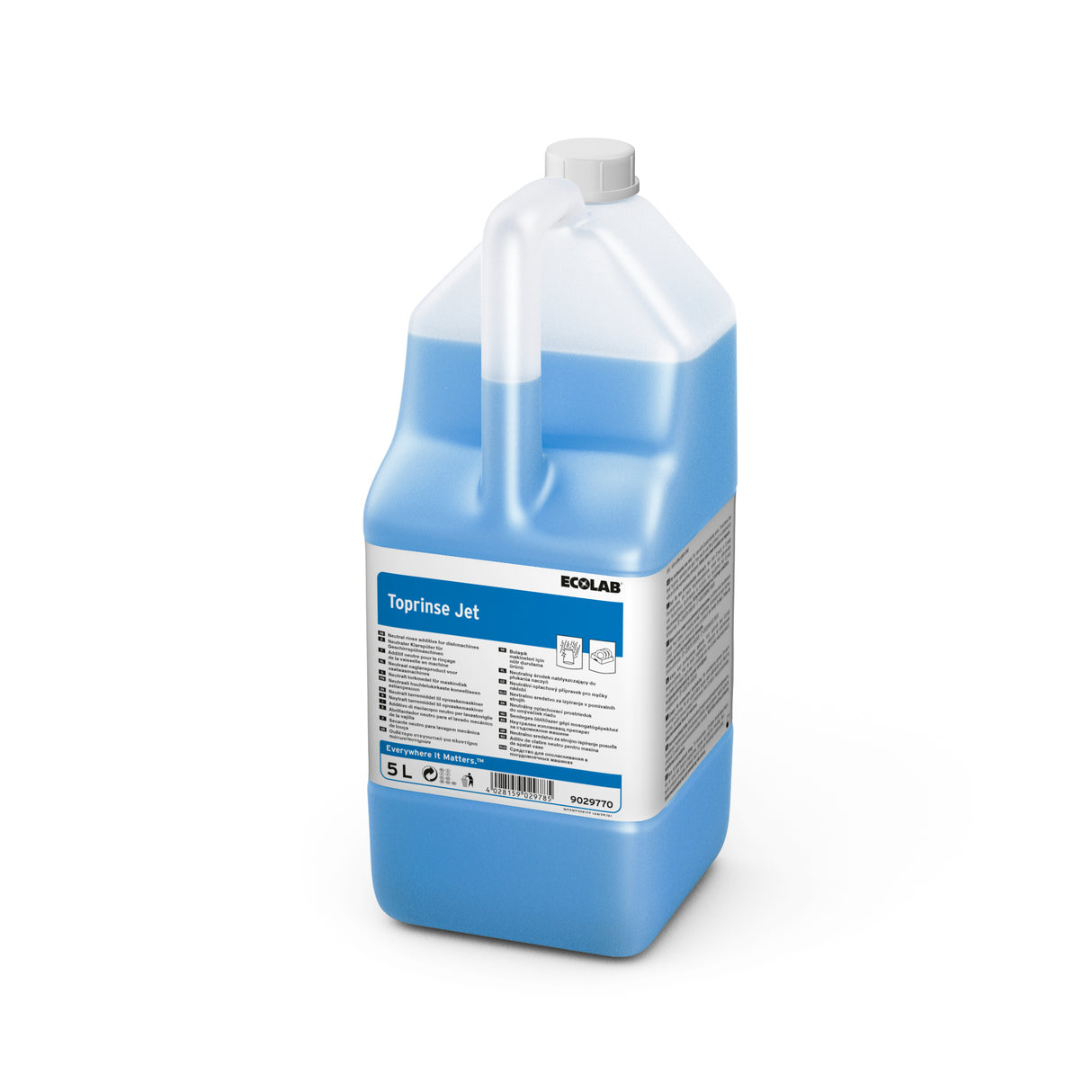 ADDITIF DE RINCAGE EAU DOUCE ECOLAB TOPRINSE JET ECOLABEL NS 5L
