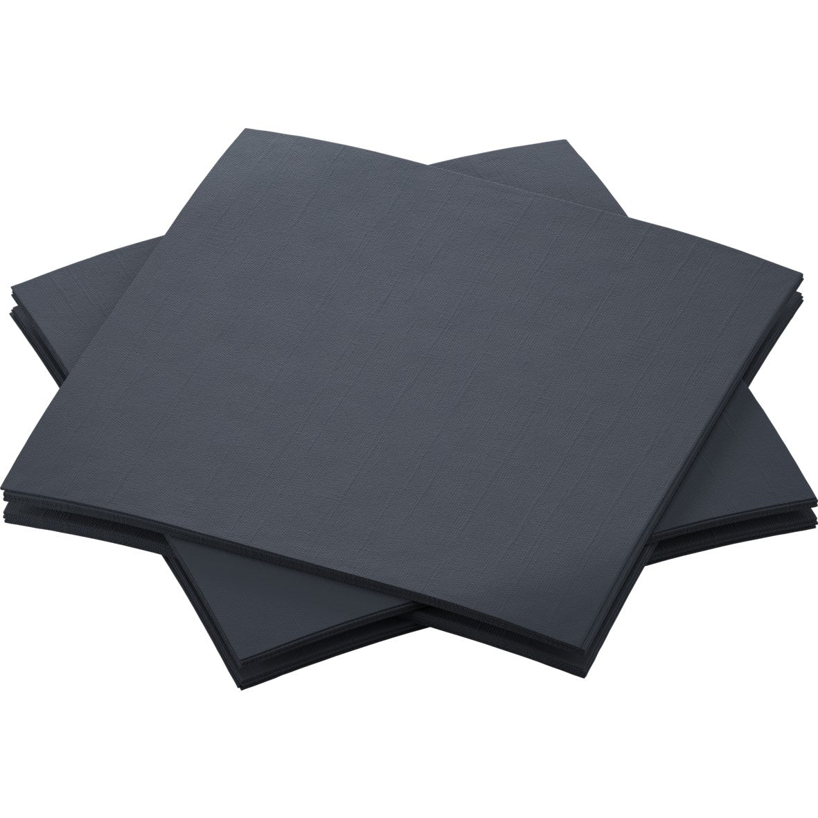 SERVIETTE 40X40CM AIRLAID TECHLINE PLIAGE 4 NOIR X360