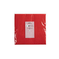 SERVIETTE 38X38 CM OUATE GAUFRÉE 2 PLIS ROUGE X1200