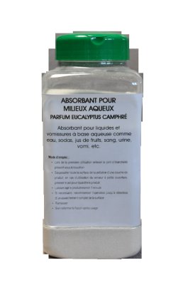 ABSORBANT SPECIFIQUE POUR MILIEUX AQUEUX BOUTEILLE 1L