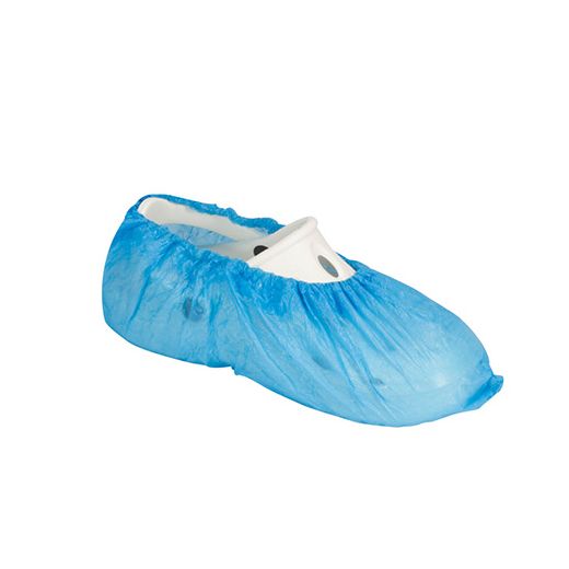 SURCHAUSSURE POLYÉTHYLÈNE 30µ 36CM BLEU X100