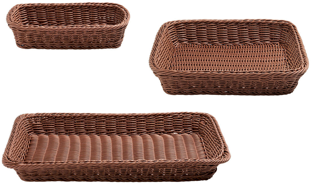 CORBEILLE RECTANGULAIRE POUR BUFFET EN POLYPROPYLÈNE GN 1/1