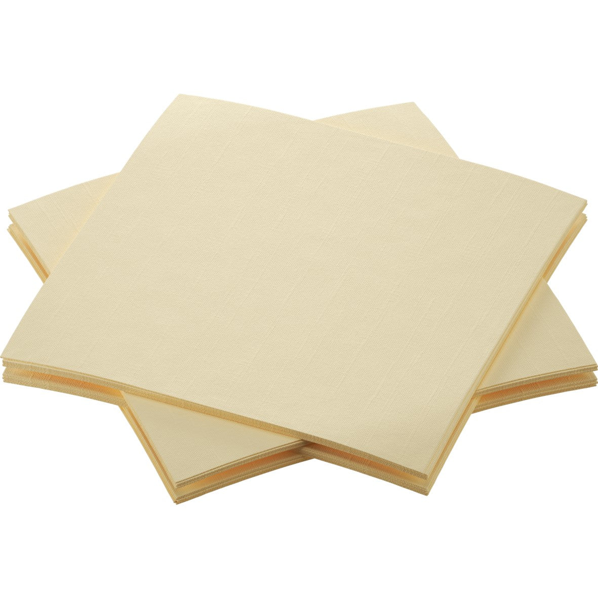 SERVIETTE 40X40CM AIRLAID TECHLINE PLIAGE 4 PLIAGE 4 CREME X360