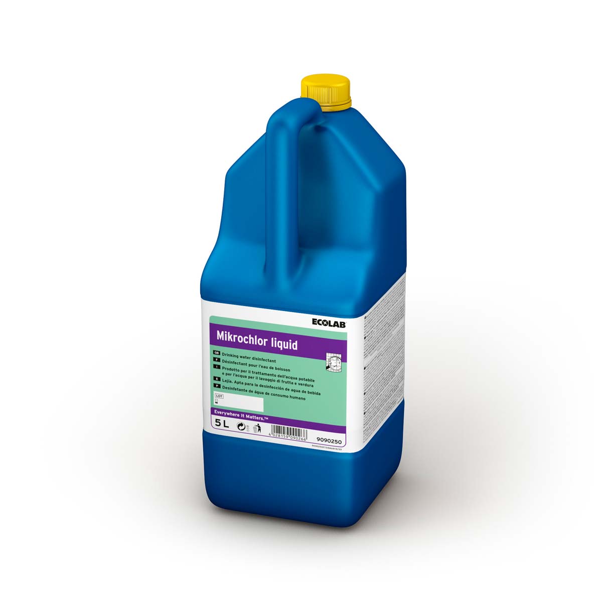 DESINFECTANT POUR EAU DE BOISSON ET VEGETAUX MIKROCHLOR ECOLAB 5L