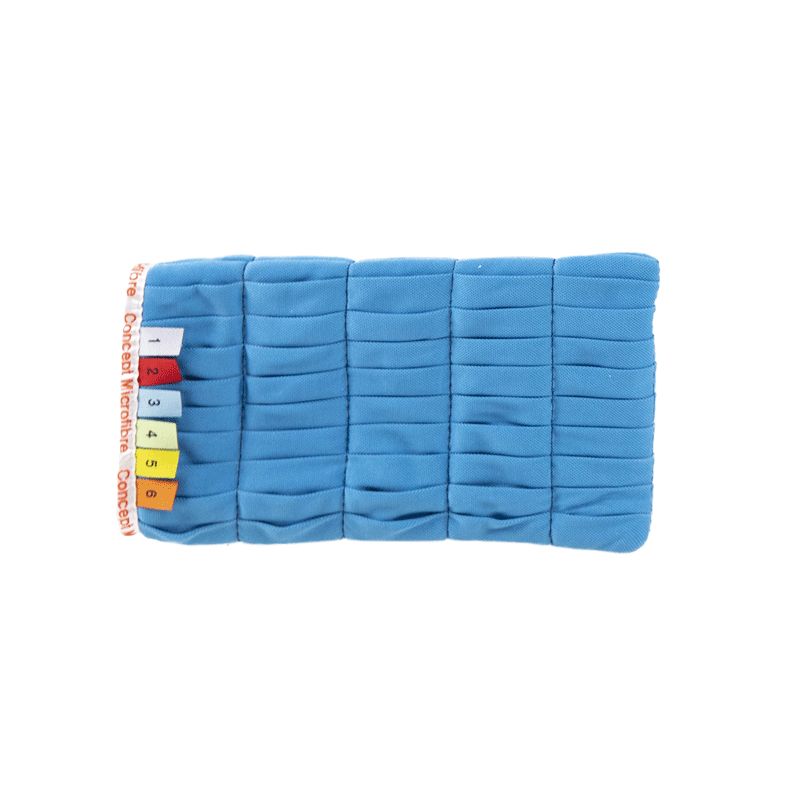 GANT DE NETTOYAGE DES VITRES 26X14CM BLEU X2