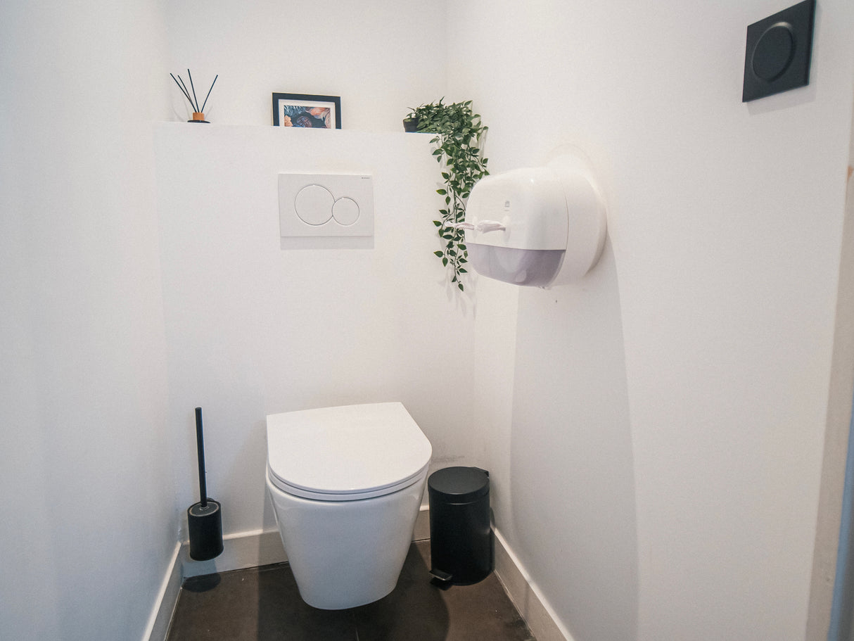 DISTRIBUTEUR DE PAPIER TOILETTE À DÉVIDAGE CENTRAL TORK SMARTONE® MINI DOUBLE T9 BLANC