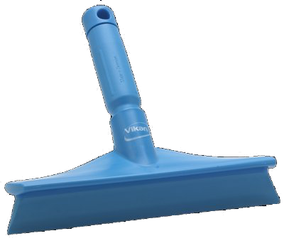 RACLETTE DE TABLE MONOLAME ULTRA-HYGIENIQUE MANCHE 24,5CM VIKAN BLEU