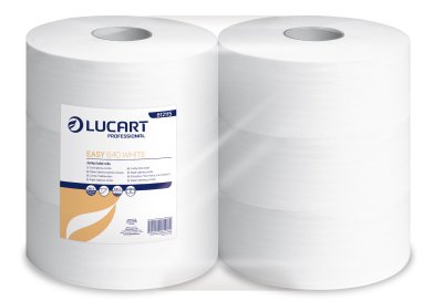 PAPIER TOILETTE JUMBO EASY BLANC 640M 1 PLI X6