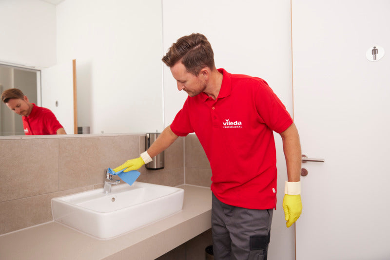 LAVETTE NON TISSEE R-MICRONQUICK 38X40CM BLEU VILEDA X5