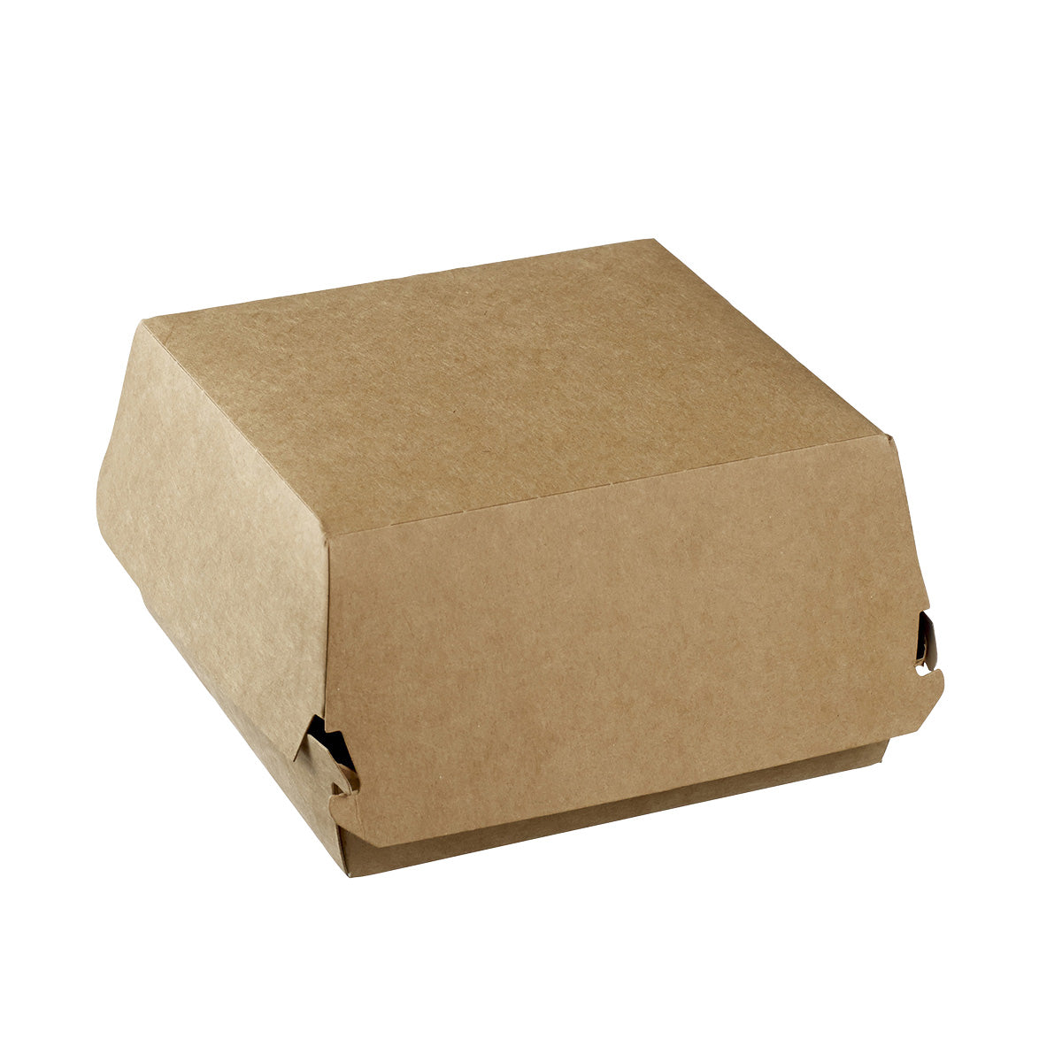 BOÎTE BURGER ECOKRAFT CARTON MARRON 140X140X70MM X200