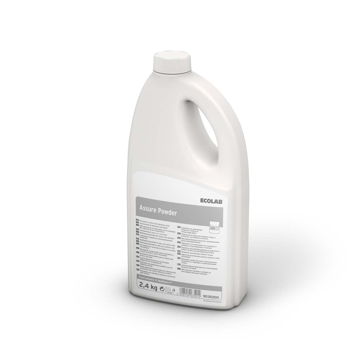 TREMPAGE ET RENOVATION INOX & ARGENTERIE ASSURE POWDER ECOLAB 2,4KG