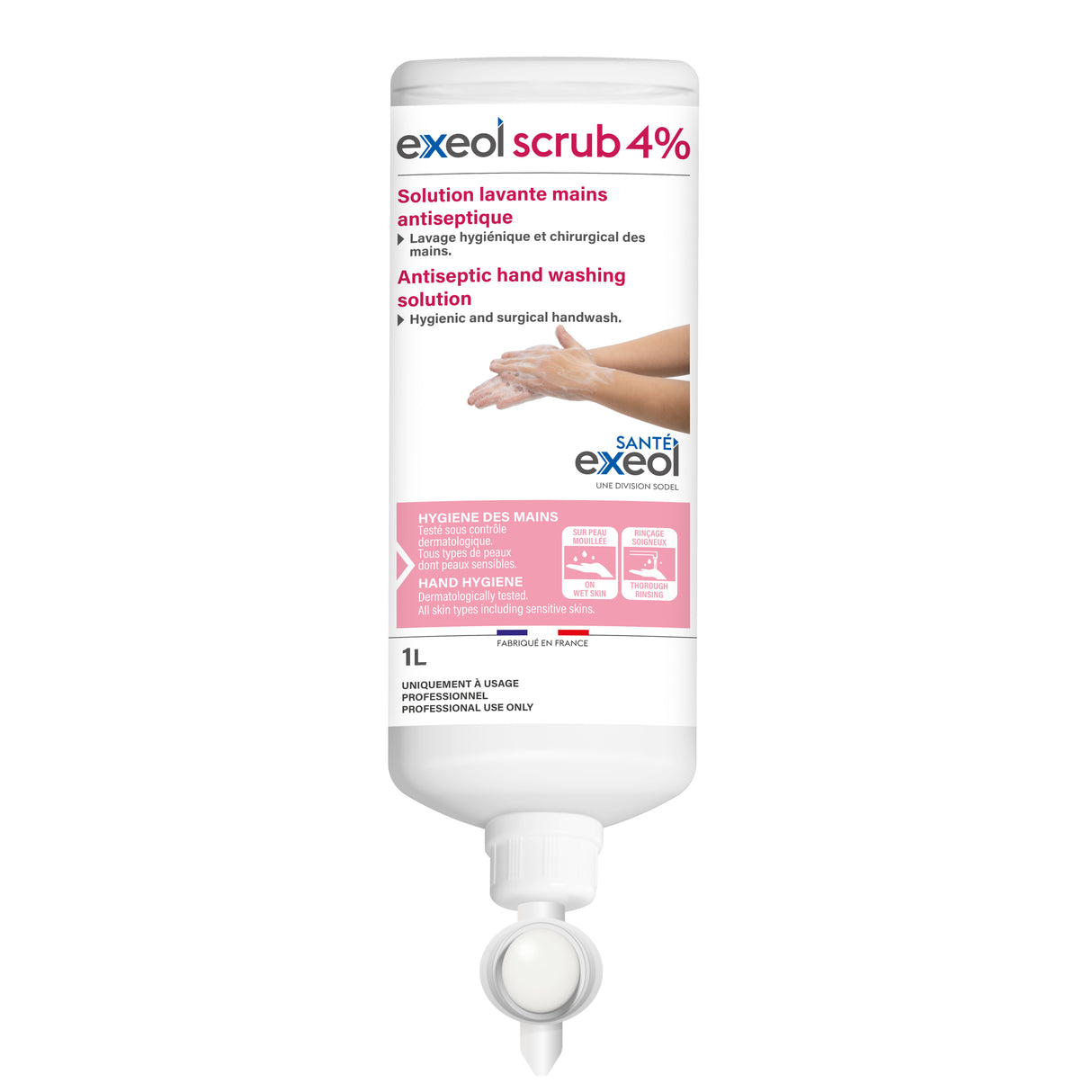 SAVON ANTIMICROBIEN EXEOL SCRUB AIRLESS 1L