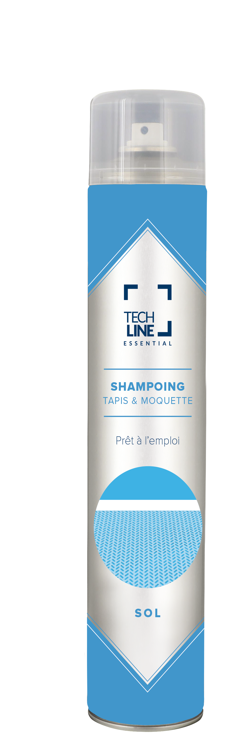NETTOYANT TAPIS ET MOQUETTE TECHLINE AEROSOL 750ML