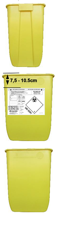 FUT DASRI 50L VAT5 JAUNE