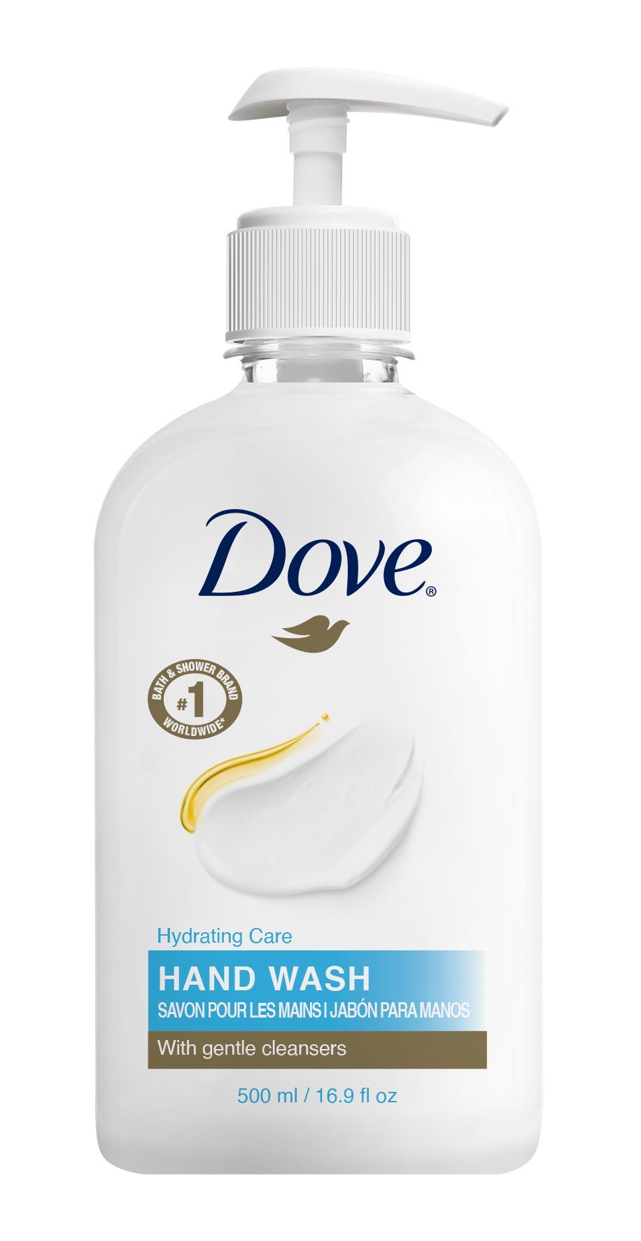 SAVON MAINS CLASSIQUE DOVE 500ML FLACON X24