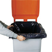 HOUSSE CONTENEUR 120L BASSE DENSITE DECHETS MOYENS NOIR X200