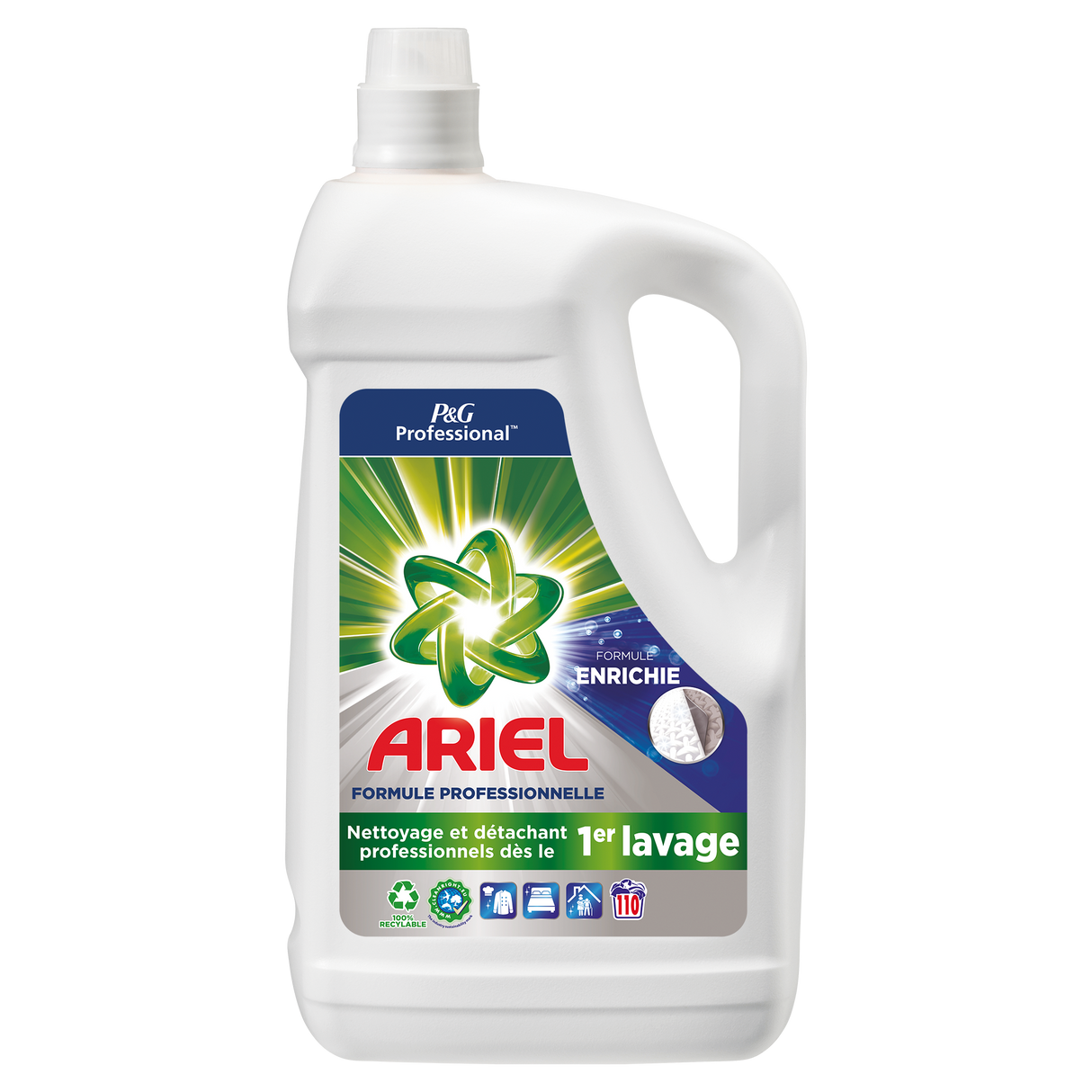 LESSIVE LIQUIDE ARIEL PROFESSIONEL 110 DOSES 4,95L
