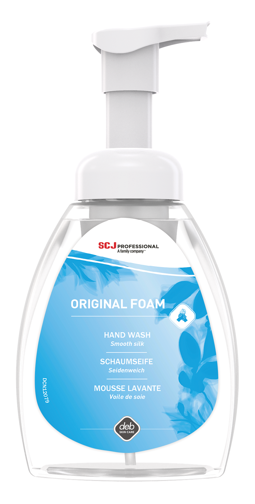 SAVON MOUSSE MAINS & CORPS ORIGINAL FOAM FLACON POMPE 250ML X6