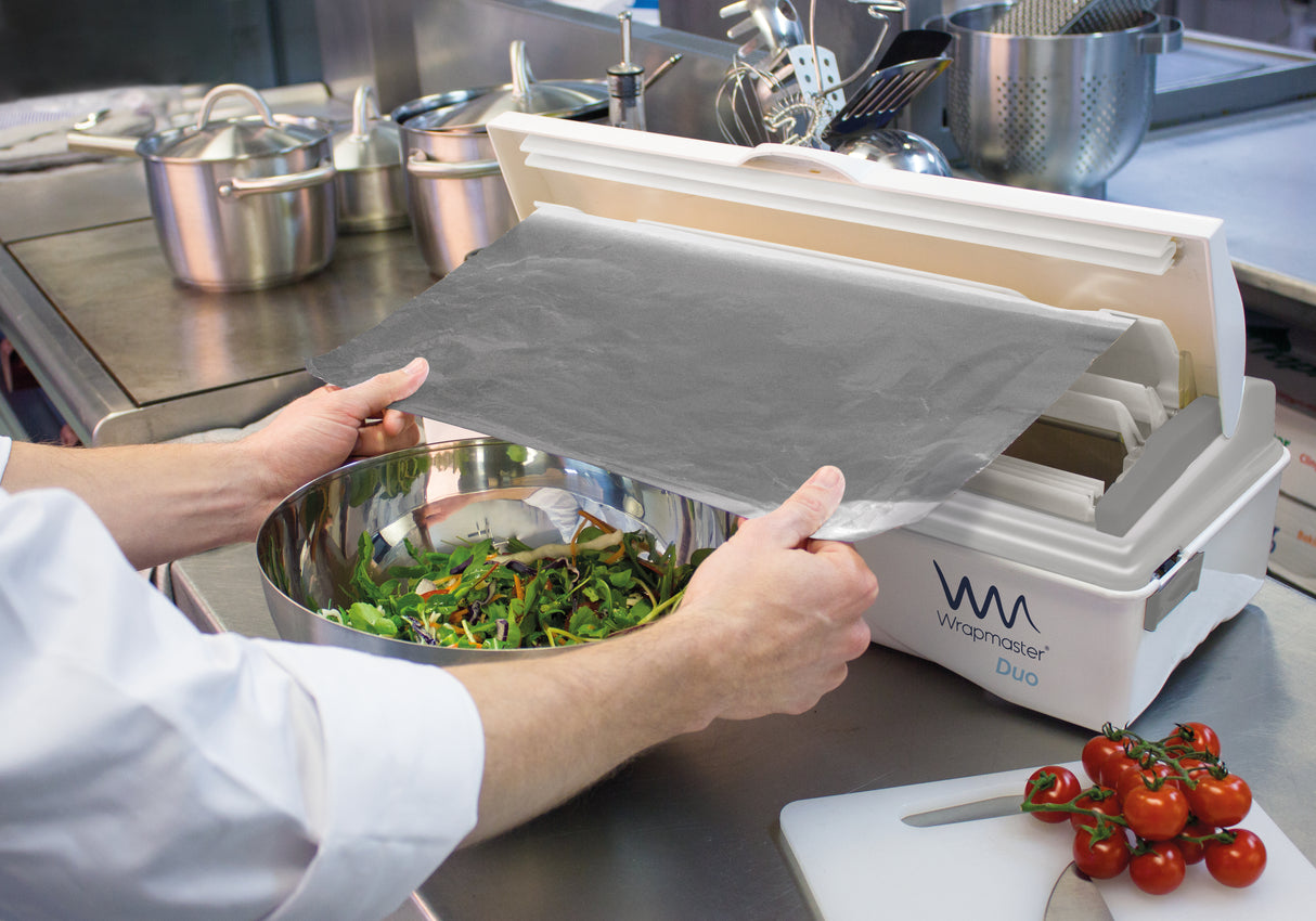 DÉVIDOIR WRAPMASTER® ALBAL DUO ALUMINIUM FILM ALIMENTAIRE PAPIER CUISSON 45CM