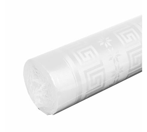 NAPPE ROULEAU DAMASSE BLANC 1.18X100M X1