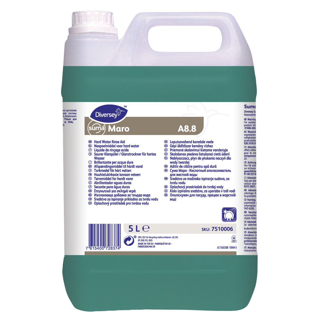 ADDITIF DE RINCAGE EAU DURE SUMA MARO 2X5L