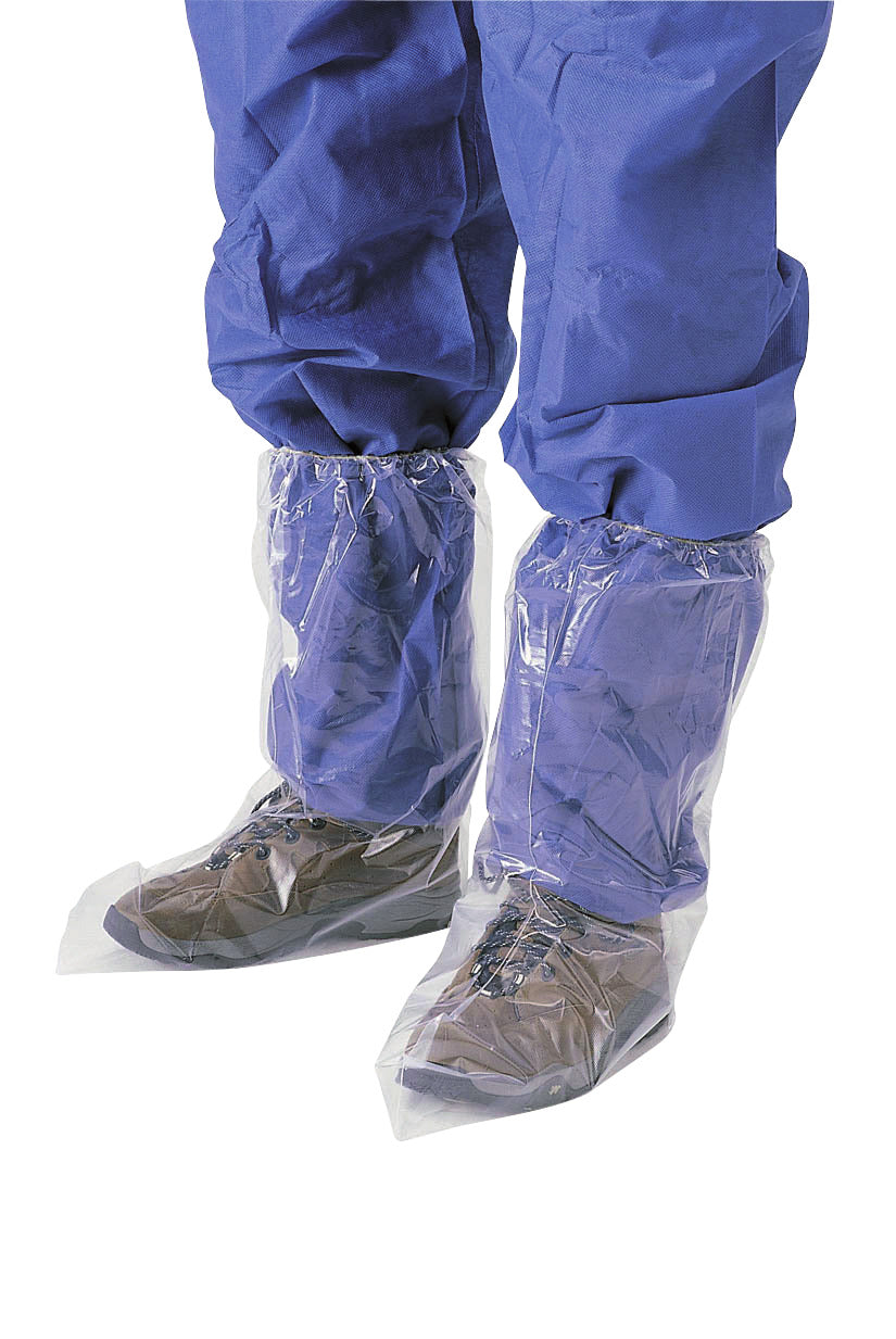 SURBOTTE PEDISAC POLYETHYLÈNE À ELASTIQUE 60µ TRANSPARENT X50