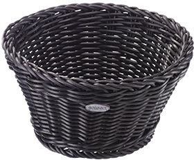 CORBEILLE À PAIN EN POLYPROPYLÈNE RONDE Ø 18 CM NOIRE