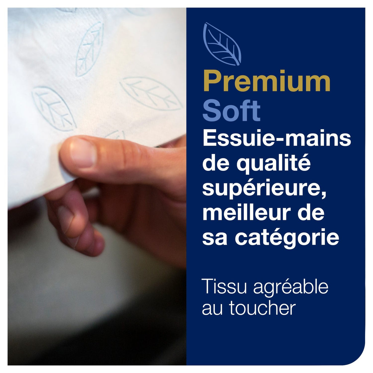 ESSUIE-MAINS ROULEAU TORK MATIC® PREMIUM H1 BLANC 100M 2PLIS X6