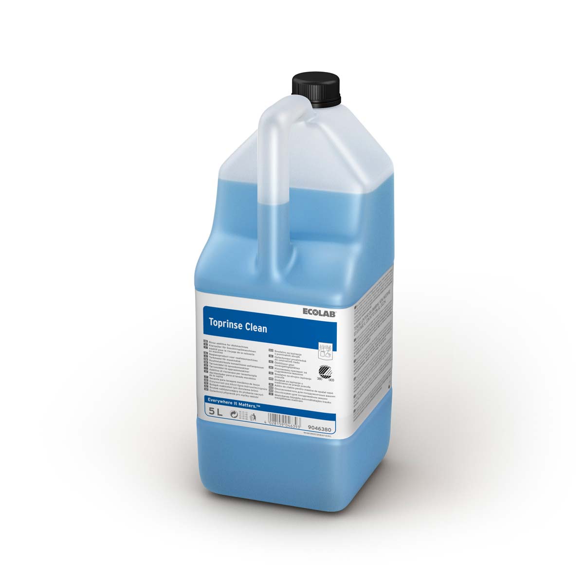 ADDITIF DE RINCAGE EAU DOUCE ECOLAB TOPRINSE CLEAN ECOLABEL NS 5L