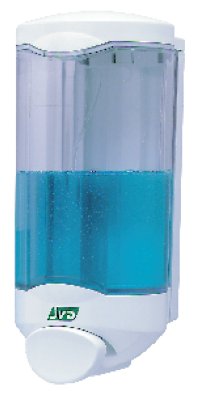 DISTRIBUTEUR MANUEL SAVON À RÉSERVOIR CRYSTAL BLANC 1L