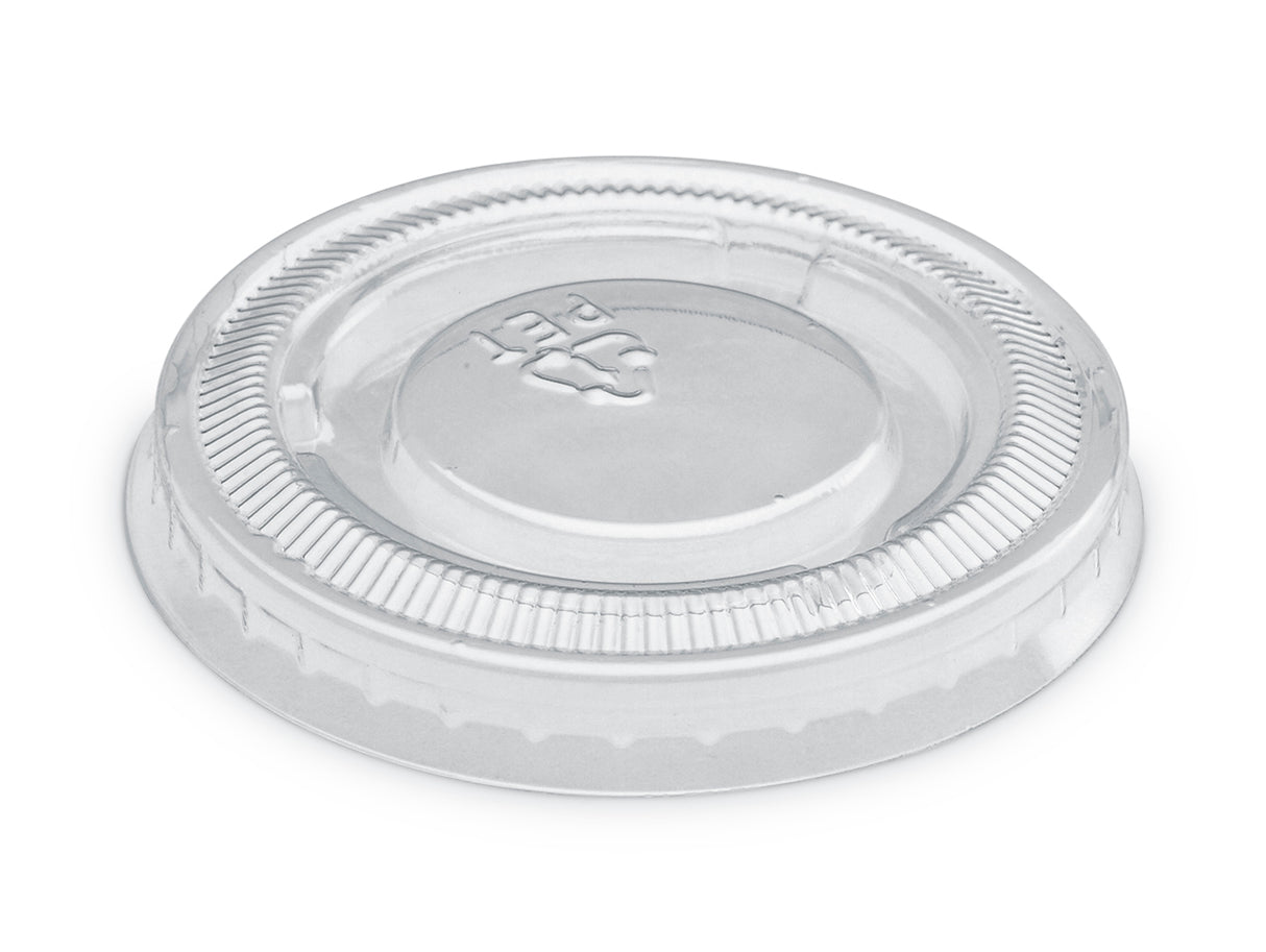 COUVERCLE PLASTIQUE APET TRANSPARENT POUR POT DELIPACK Ø46MM X5000