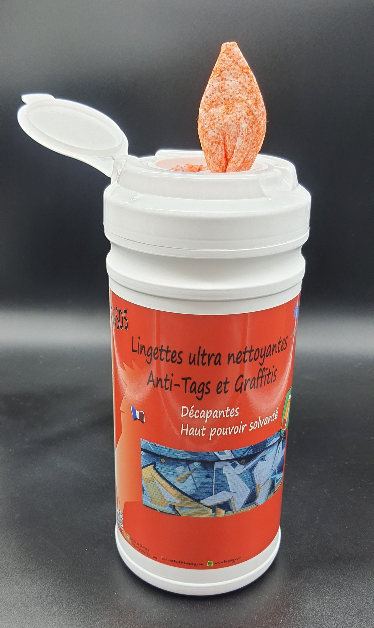 LINGETTES NETTOYANTE ANTI-GRAFFITIS X80