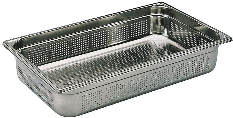 BAC GASTRONORME PERFORÉ SANS ANSE GN 1/1 PROFONDEUR 10 CM