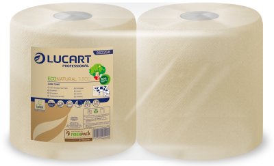 BOBINE DEVIDAGE CENTRAL ECONATURAL 800 FORMATS 3 PLIS 25X35CM ECOLABEL X2